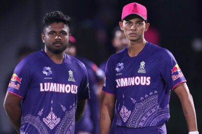 IPL 2025 – Sanju Samson links up with RR squad after finger surgery